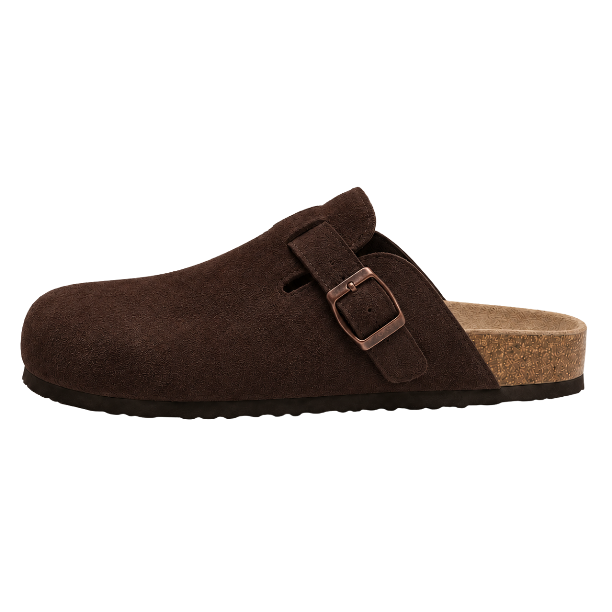Wildleder Clog Chestnut