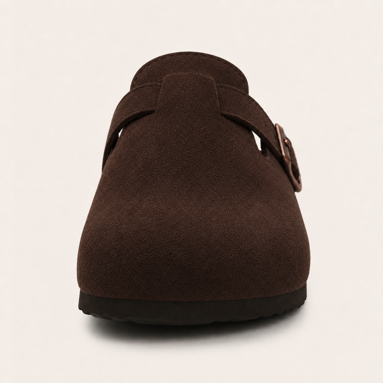 Wildleder Clog Chestnut