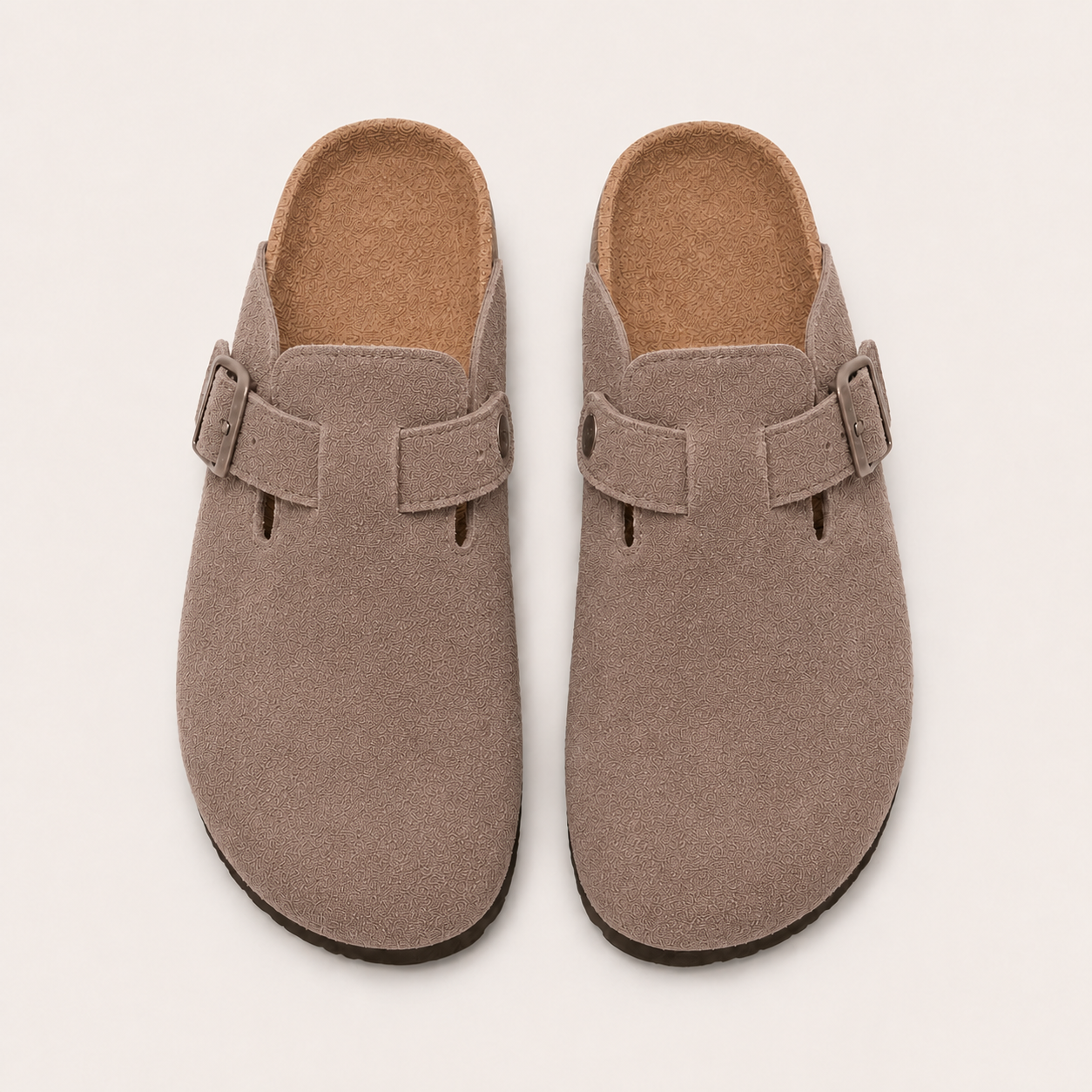Wildleder Clog Mocca