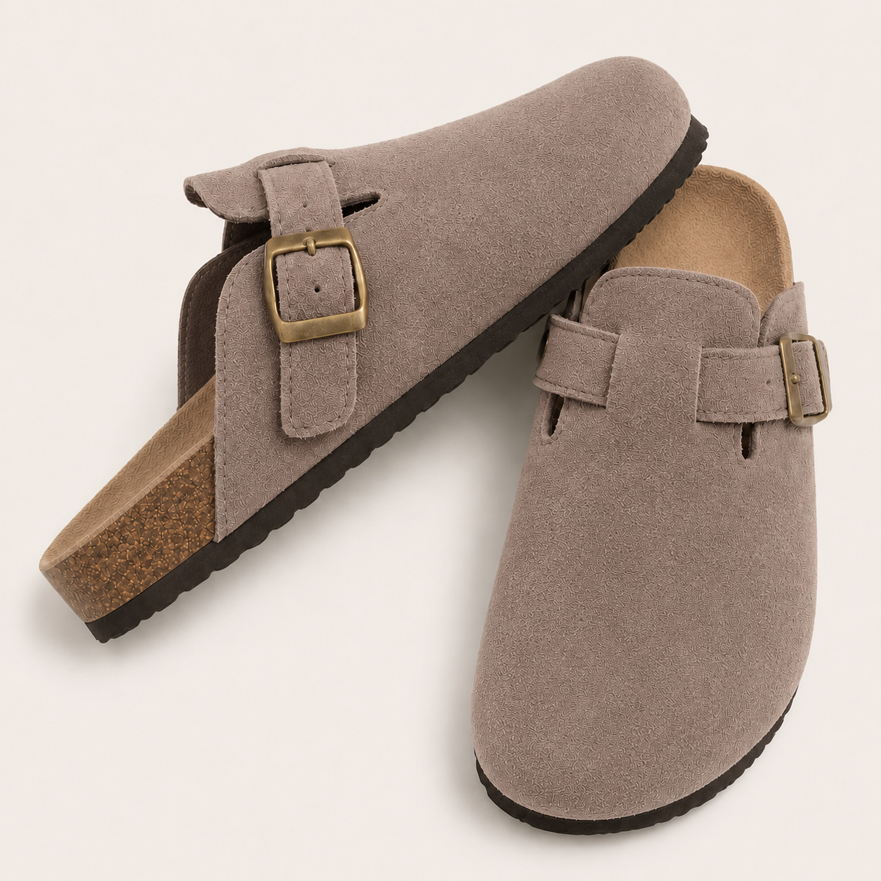 Wildleder Clog Mocca