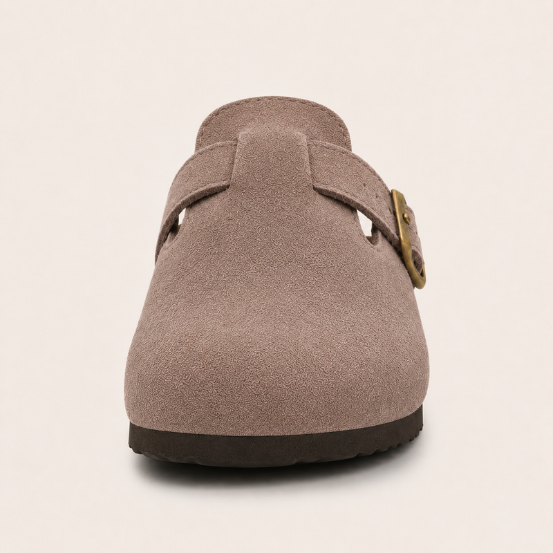 Wildleder Clog Mocca