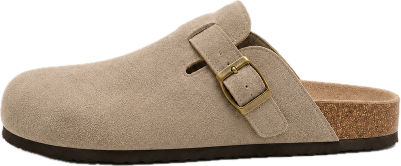 Wildleder Clog Sand
